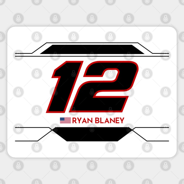 Ryan Blaney #12 2023 NASCAR Design Sticker by AR Designs 